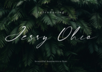 Jessy Ohio Font - Featured Image