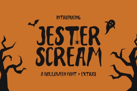 Jester Scream Font - Featured Image