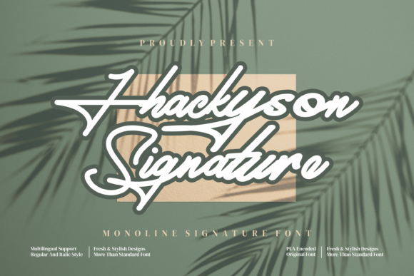 Jhackyson Signature Font - Featured Image
