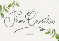Jhon Caretta Font - Featured Image