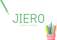 Jiero Font - Featured Image
