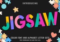 Jigsaw Pastel Font - Featured Image