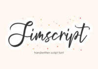 Jimscript Font - Featured Image