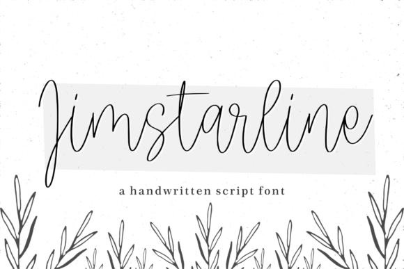 Jimstarline Font - Featured Image