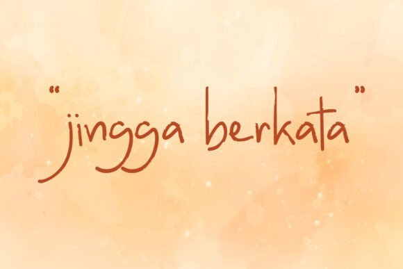 Jingga Berkata Font - Featured Image