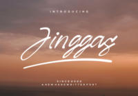 Jinggas Font - Featured Image