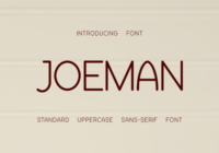 Joeman Font - Featured Image