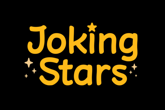 Joking Stars Font - Featured Image