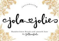 Jola Jolie Font - Featured Image