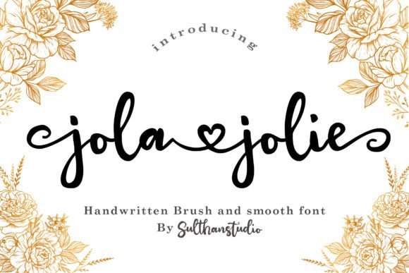 Jola Jolie Font - Featured Image