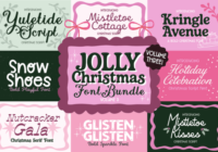 Jolly Christmas Bundle Vol3 Font - Featured Image