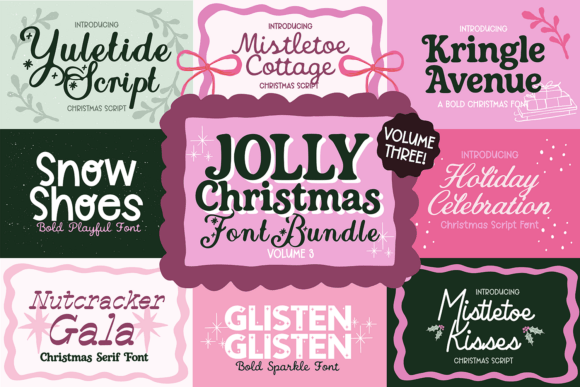 Jolly Christmas Bundle Vol3 Font - Featured Image