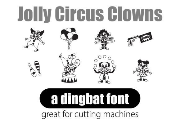 Jolly Circus Clowns Font - Featured Image