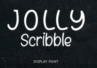Jolly Scribble Font - Featured Image