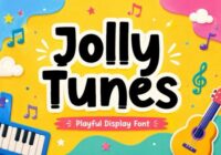Jolly Tunes Font - Featured Image