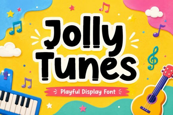 Jolly Tunes Font - Featured Image