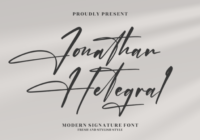 Jonathan Hetegral Font - Featured Image