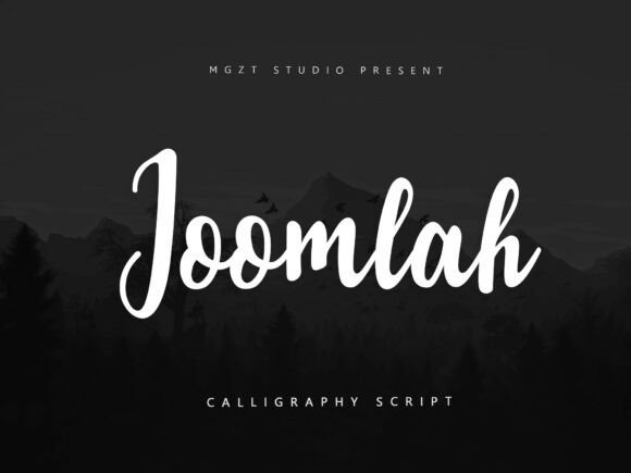 Joomlahscript Regular Font - Featured Image