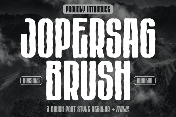 Jopersag Brush Font - Featured Image