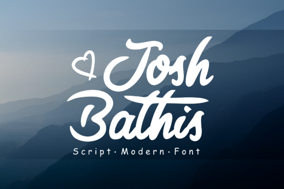 Josh Bathis Font - Featured Image