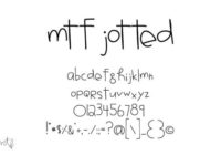 Jotted Font - Featured Image