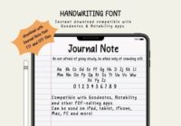Journal Note Font - Featured Image