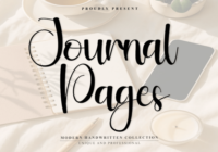 Journal Pages Font - Featured Image