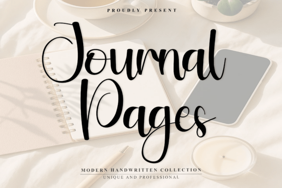 Journal Pages Font - Featured Image