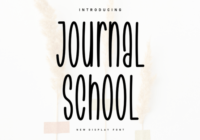 Journal School Font - Featured Image