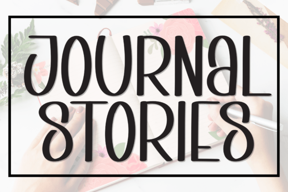 Journal Stories Font - Featured Image