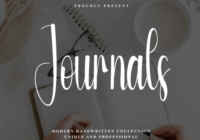 Journals Font - Featured Image