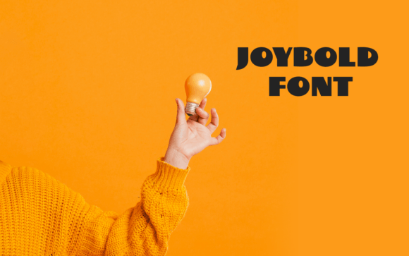 Joy Bold Font - Featured Image