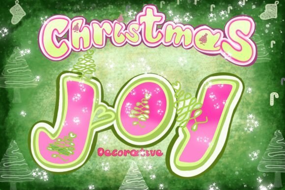 Joy Christmas Font - Featured Image