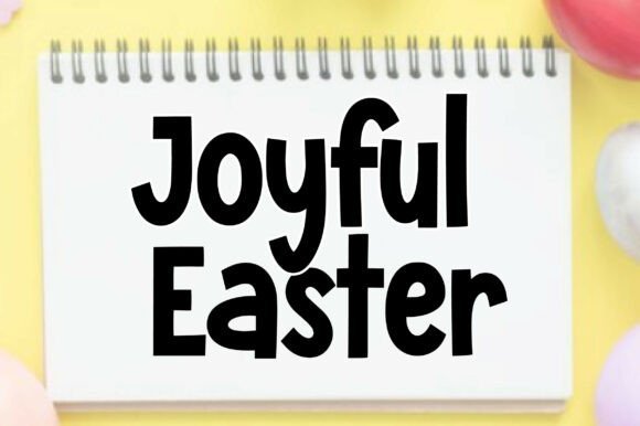 Joyful Easter Font - Featured Image