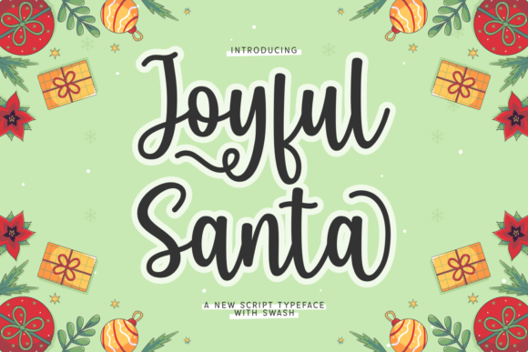 Joyful Santa Font - Featured Image