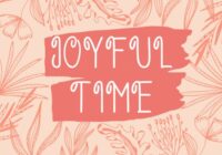 Joyful Time Font - Featured Image