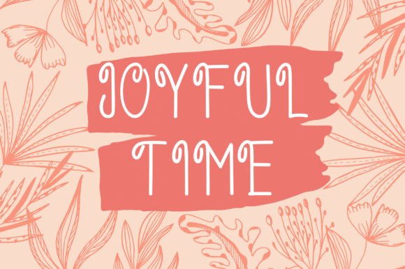 Joyful Time Font - Featured Image