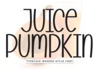 Juice Pumpkin Font - Featured Image