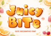 Juicy Bite Font - Featured Image