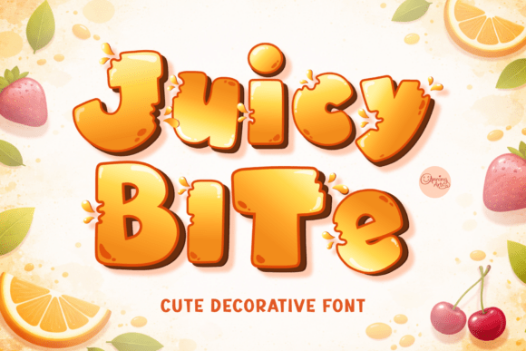 Juicy Bite Font - Featured Image