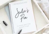 Julie's Pen Font - Featured Image