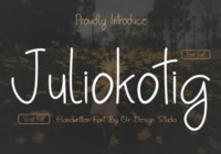 Juliokutig Font - Featured Image