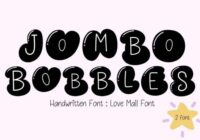 Jumbo Bobbles Font - Featured Image