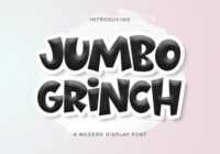 Jumbo Grinch Font - Featured Image