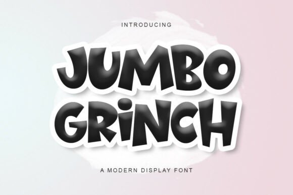 Jumbo Grinch Font - Featured Image