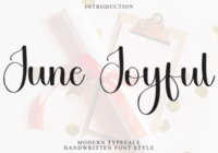 June Joyful Font - Featured Image