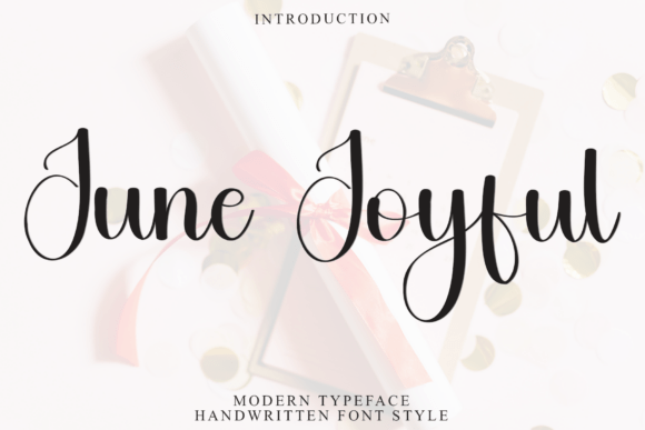 June Joyful Font - Featured Image