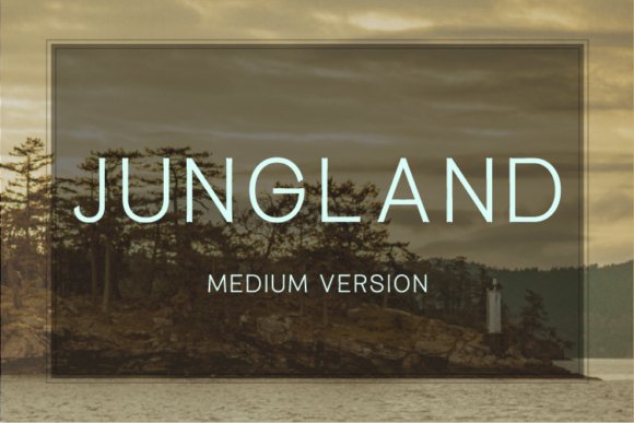 Jungland Medium Font - Featured Image