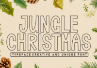 Jungle Christmas Font - Featured Image