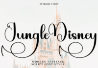 Jungle Disney Font - Featured Image
